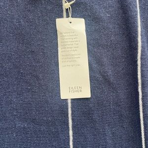 NWT Eileen Fisher Poncho one size Blue
